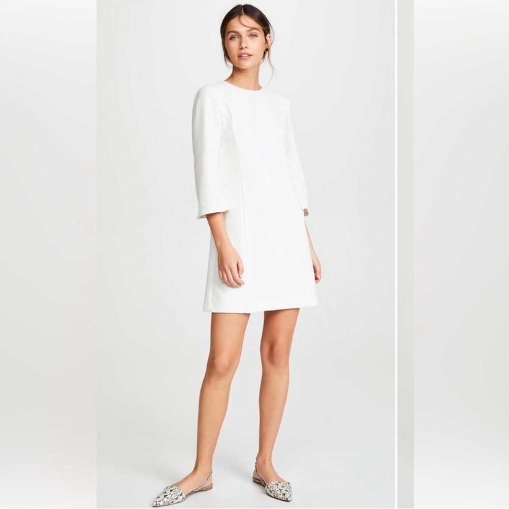 New With Tags Alice + Olivia Classic White Mini Dress Size 4